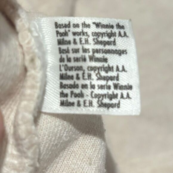 Vtg 90s Disney Catalog Winnie the Pooh Tigger Fall Fleece Henley Sweatshirt S - Picture 9 of 11